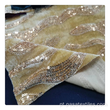 2023 Novo design de lantejoulas de moda de moda Velvet Multi Fabric Turkey Borderyer Zebra Blinds Fabric